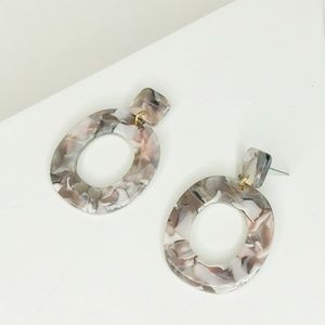 CLOSET REHAB Jewelry - 🆑 Small Oval Drops in Gray CLOSET REHAB Jewelry - 🆑 Small Oval Drops in Gray